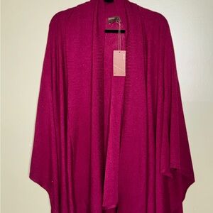 *NWT* Kerisma Cranberry Cardigan/Poncho